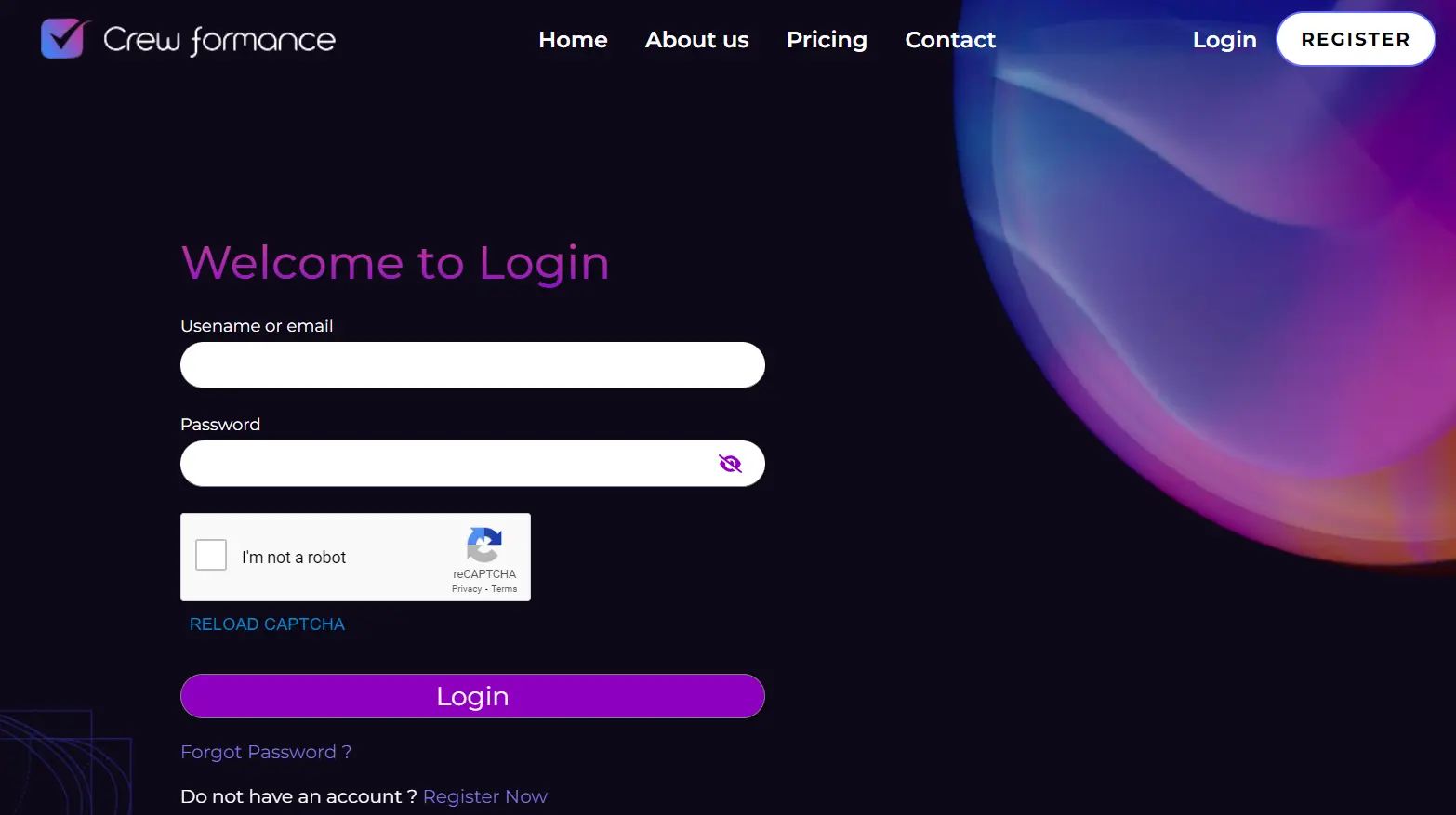 Login Interface