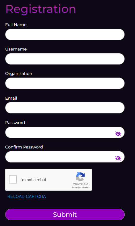 Registration Form